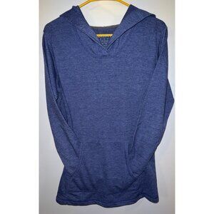 Gildan Hoodie MEDIUM Womens Long Sleeve Blue Lightweight Hoodie Womens Mens